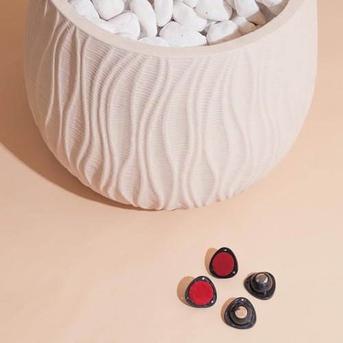 عجلات للأجهزة المنزلية ذاتية اللصق دائرية لون أسود...