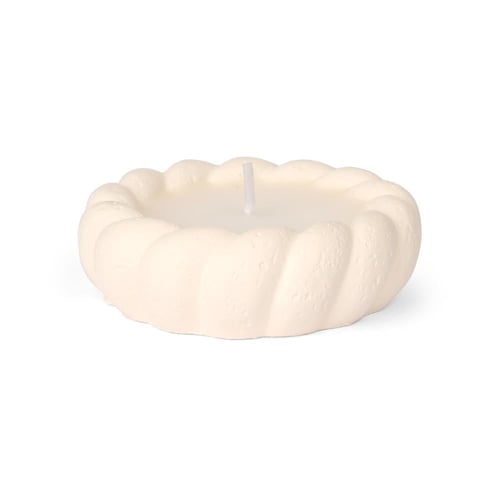 شمعة عطرية فاخرة بقالب سيراميك دائري