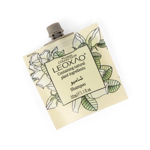 مجموعة (20) كيس شامبو لكساو لون أخضر | 30 مل