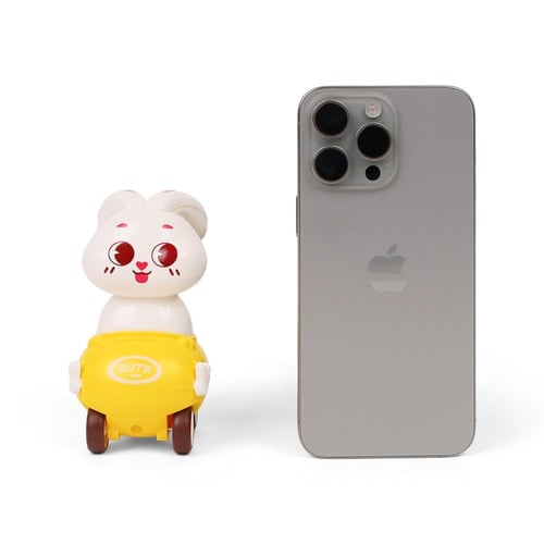 مجموعة(12) لعبة ضغط الأرنب الأبيض الصغير