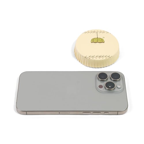 مجموعة (12) غطاء اكواب ورقي بتصميم أبجورة باللون ا...