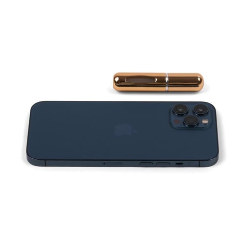 علبة عطر فارغة وفاخرة بيضاوية لون ذهبي-(6) حبات |...