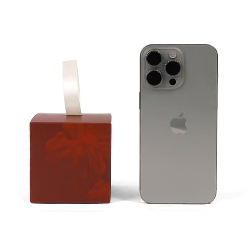 مجموعة (12) علبة توزيعات أنيقة - لون أحمر | 8*8*8...