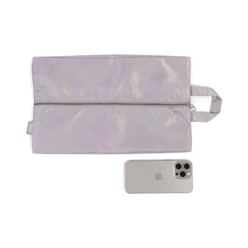 كيس قماشي لتخزين الأحذية لون رمادي | 38*23*12 سم