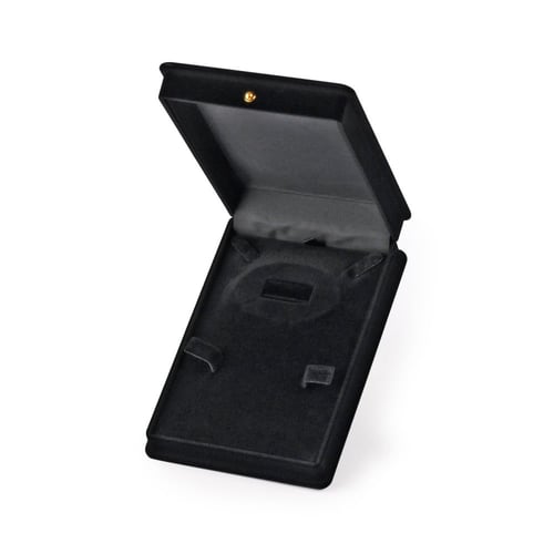 علبة مجوهرات مخمل أسود