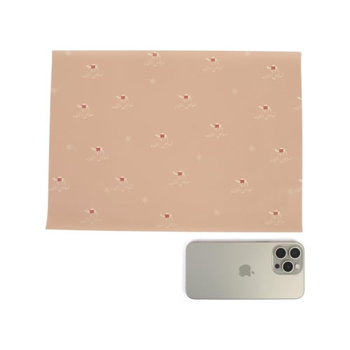 مجموعة (50) ورق زبدة للساندوتش "نسانيس الشتاء" لون...