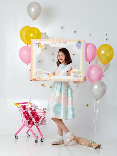 إطار تصوير مستطيل للعيد "كل عام وأنتم بخير" لون بي...