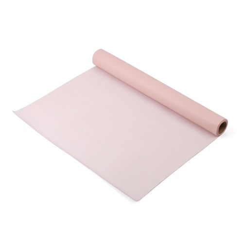 رول جلد فاخر لتغليف الهدايا لون وردي | 50 سم * 1.4...