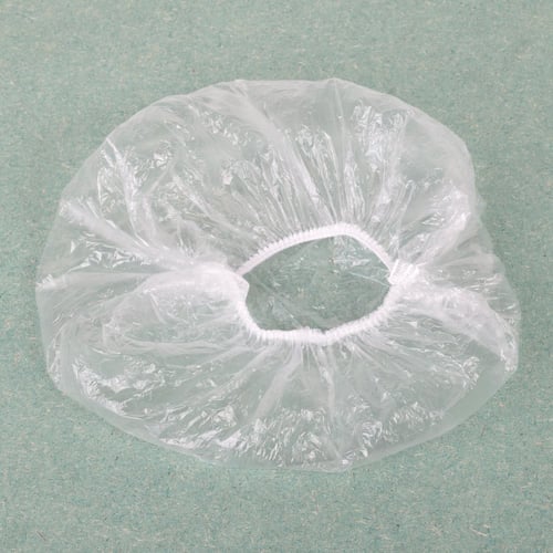 مجموعة (100)غطاء بلاستيك شفاف للصحون - 38 سم