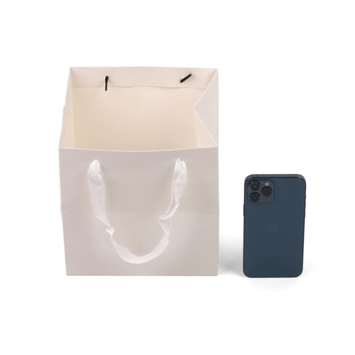 كيس كرتون لون أبيض-(12)|20*20*20