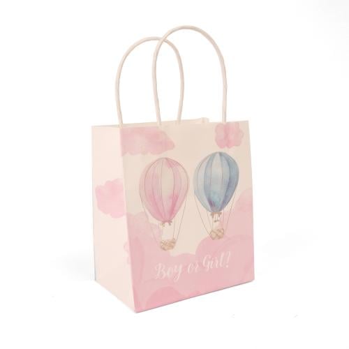 مجموعة (8) أكياس هدايا ورقية لحفلات الكشف عن نوع ا...