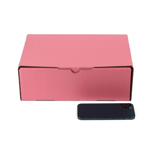 كرتون شحن بـ3 طبقات حماية لون وردي|30*22.5*10 سم