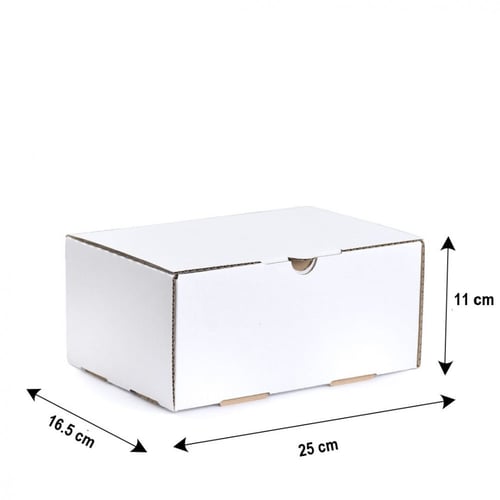 كرتون شحن أبيض (3) طبقات | 25*16.5*11 سم