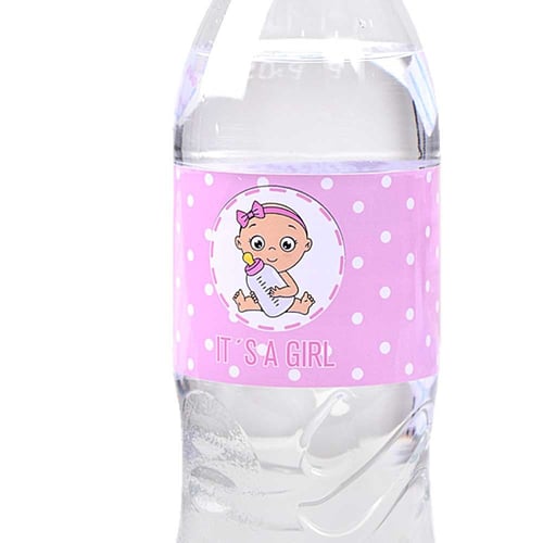 وصورة طفلة ' it's a Girl' مجموعة (30) استيكر لتوزي...