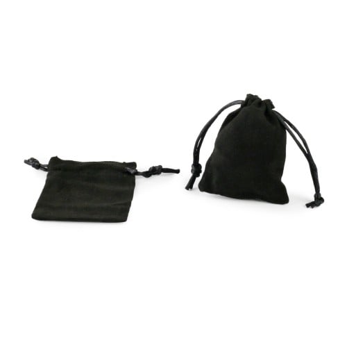 اكياس مخمل اسود للهدايا والتوزيعات فاخرة - (12)حبة...