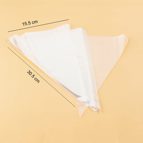 مجموعة (100) كيس بلاستيك شفاف للتوزيعات