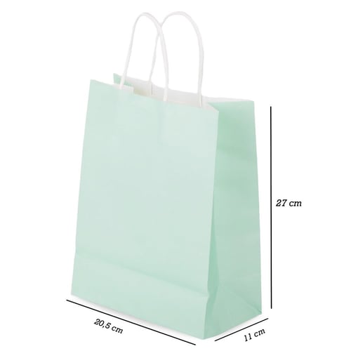 مجموعة (12) أكياس الهدايا والتوزيعات الفاخرة لون أ...