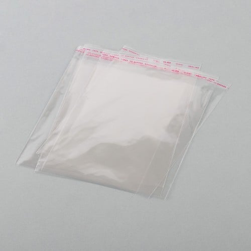 كيس بلاستيك شفاف قابل للإغلاق - (100) حبة| 20*14 س...