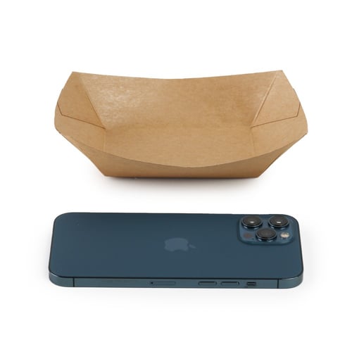 صحن كرافت بني مستطيل-(50) حبة | 13 انز