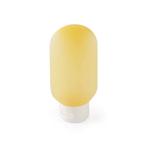 طقم (3) علب بلاستيك فارغة بلون اصفر وغطاء أبيض | 7...