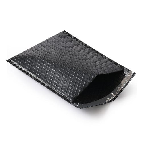 مجموعة (10) اظرف اسود للطرود البريدية بفقاعات حماي...