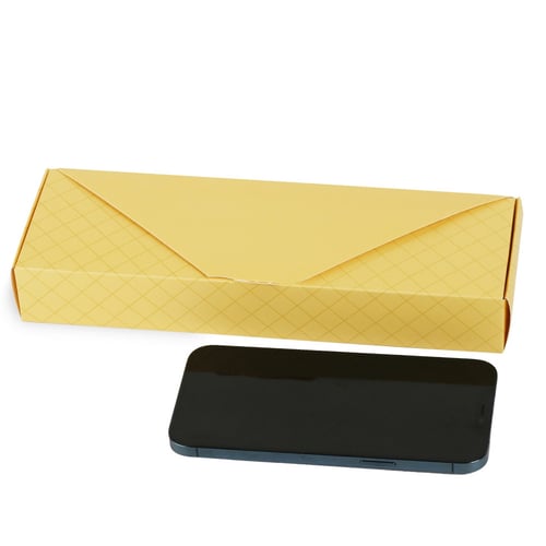 مجموعة (12) علبة فاخرة للشوكليت والحلويات لون أصفر...