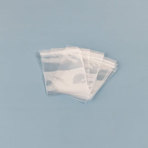 مجموعة (100) كيس بلاستيك شفاف قابل للإغلاق