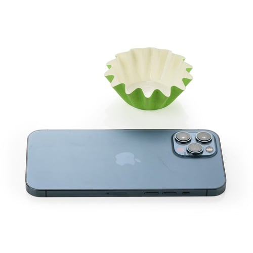 ورق كب كيك مقوى بلون أخضر - (12) حبة