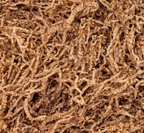 قصاصات ورق ذهبي مجعد و مقوي لتغليف الهدايا والمنتج...