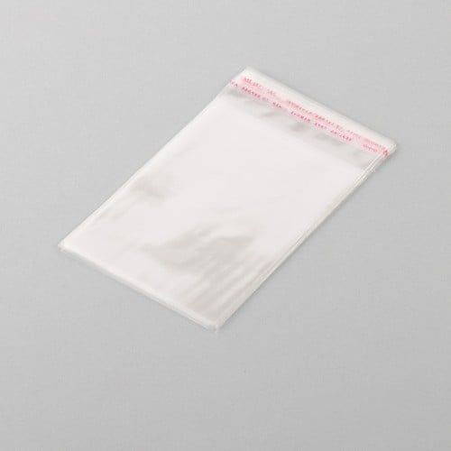 كيس بلاستيك شفاف قابل للإغلاق - (100) حبة