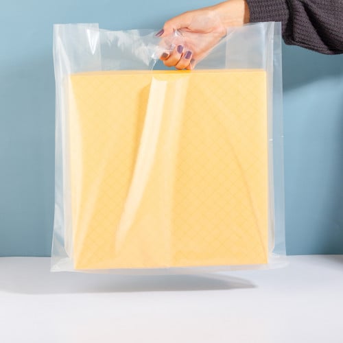 مجموعة (50) كيس بلاستيك شفاف