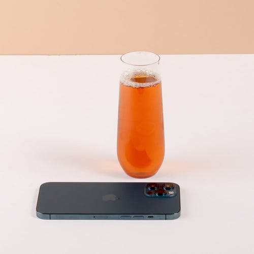 مجموعة (10) كوب بلاستيك شفاف وطويل | 9 انز