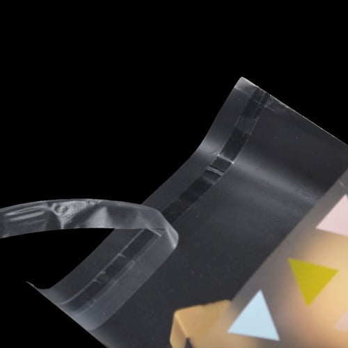 مجموعة (100) كيس شفاف ثلجي للكوكيز والحلويات بألوا...