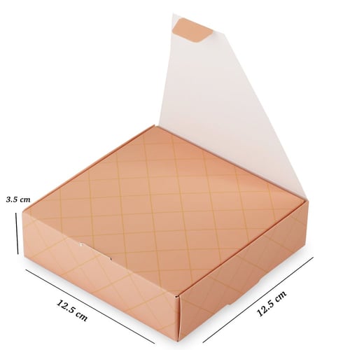 مجموعة (12) علبة فاخرة للشوكليت والحلويات لون وردي...