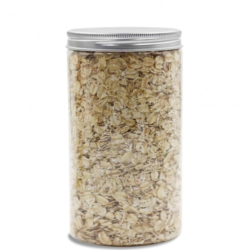 مجموعة (12) علبة بلاستيك بغطاء فضي | 720 مل