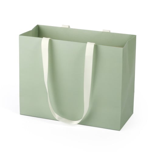 مجموعة (12) كيس هدايا فاخرأخضر فاتح |23*10.1*17.9...