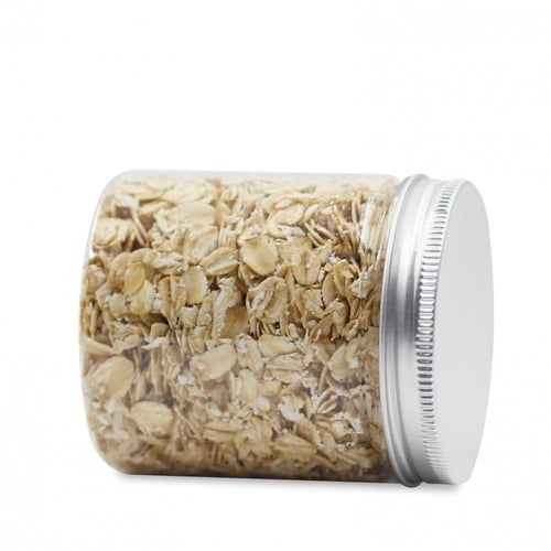 مجموعة (12) علبة بلاستيك بغطاء فضي | 210 مل