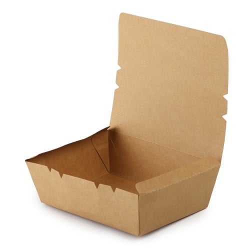 صناديق ورق كرافت بني بغطاء متصل - (25) حبة | 71 ان...