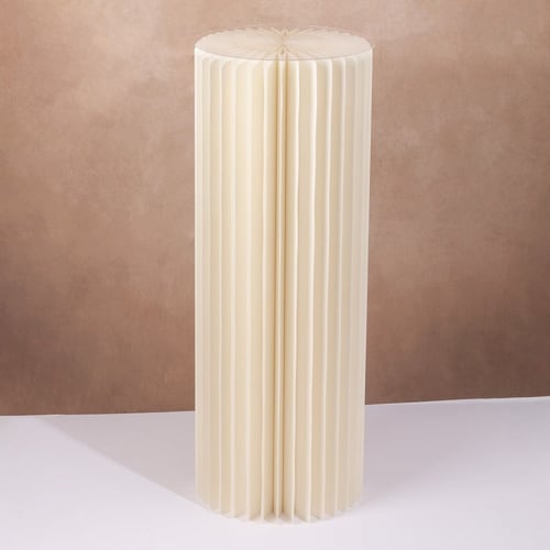 ستاند استقبال ورقي قابل للطي - لون بيج | 80*30 سم