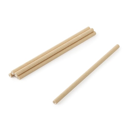 مصاص ورق كرافت بني (25) حبة