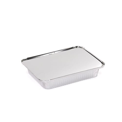 مجموعة ( 10 ) وعاء المنيوم مستطيل + غطاء 760 ملل