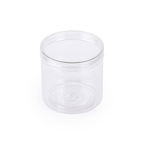 مجموعة (12) علب بلاستيك شفاف مع غطاء| 350 مل