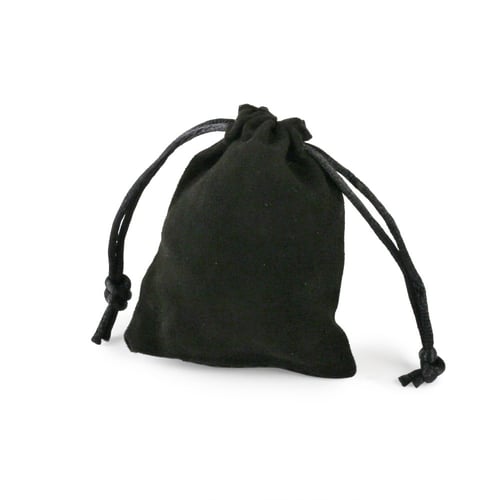 اكياس مخمل اسود للهدايا والتوزيعات فاخرة - (12)حبة...