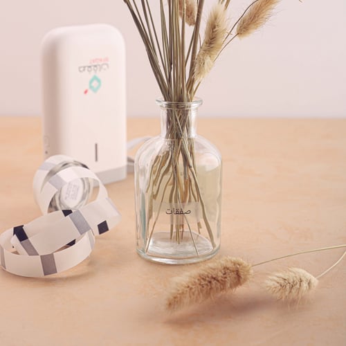 مجموعة (210 ) ملصق شفاف لطابعة الليزر الذكية -30*1...