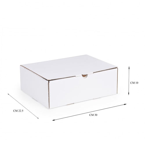 كرتون شحن أبيض (3) طبقات|30*22.5*10 سم