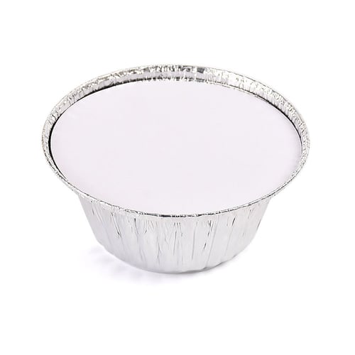 مجموعة ( 20 ) وعاء المنيوم دائرى + غطاء 280 ملل