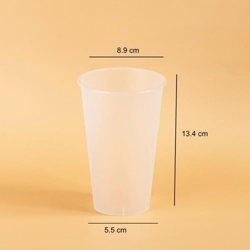 كرتون (500) كوب بلاستيك ثلجي | 17 انز