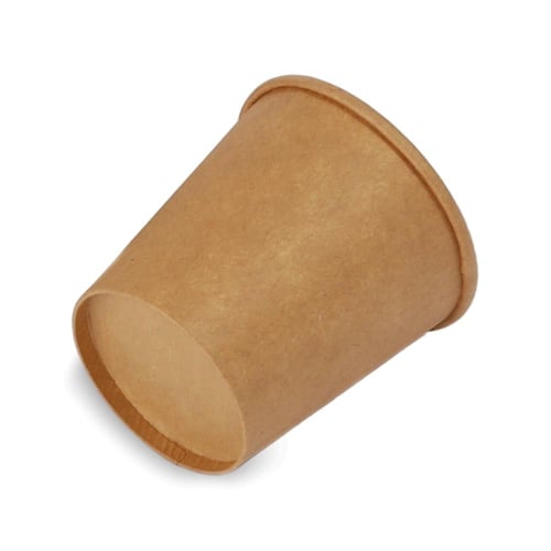 كرتون (1000) كوب ورق كرافت بني | 4 انز