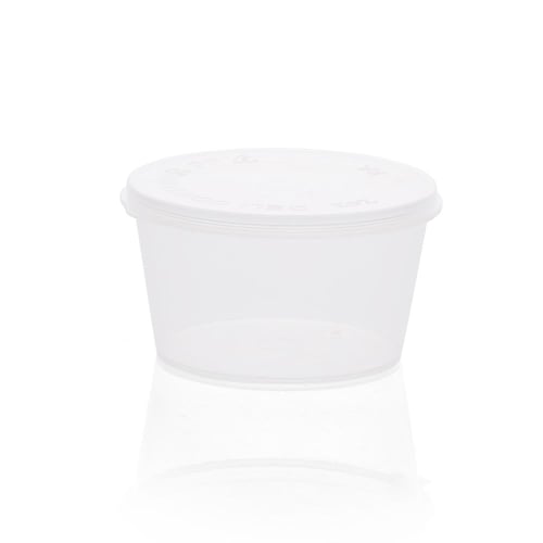 مجموعة ( 50 ) علب بلاستيك شفاف بغطاء للصوصات | 59...