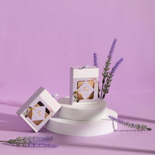 مجموعة(12)توزيعات زواج موف قابلة للسحب بنافذة شفاف...